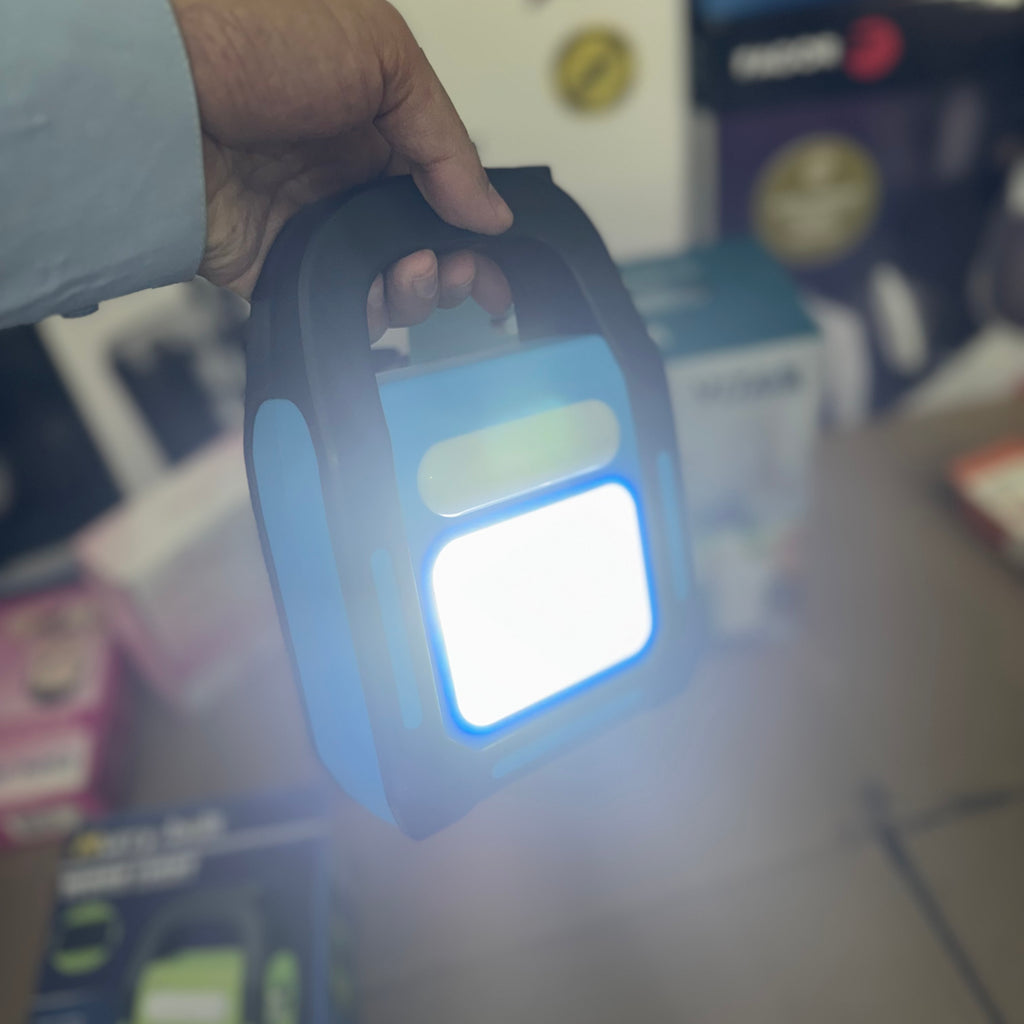 Hurry-bolt Solar Rechargeable LED Work Light & Emergency Power Bank