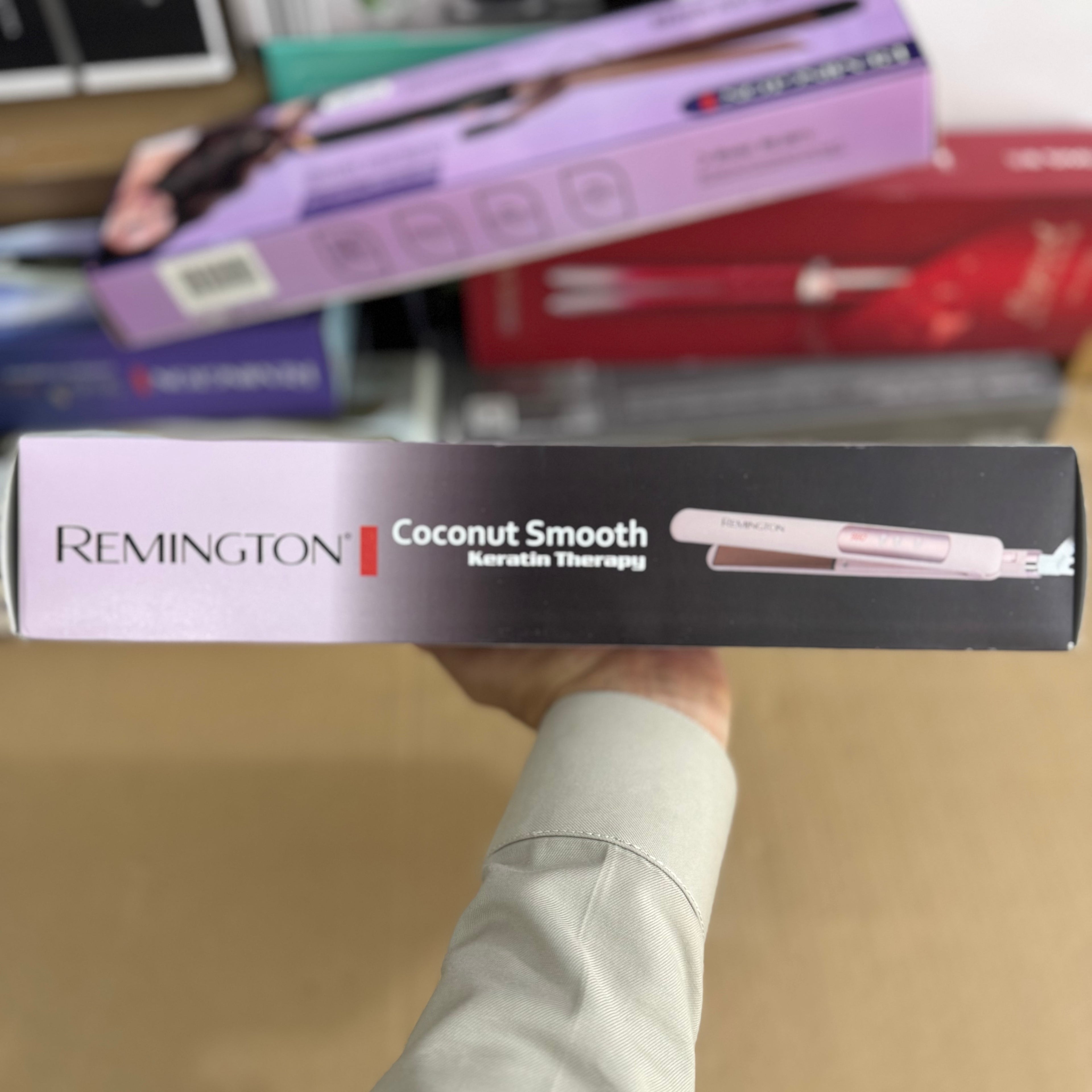 Remington Coconut Smooth Keratin Therapy Hair Straightener - Model RM-307 Lot Imported