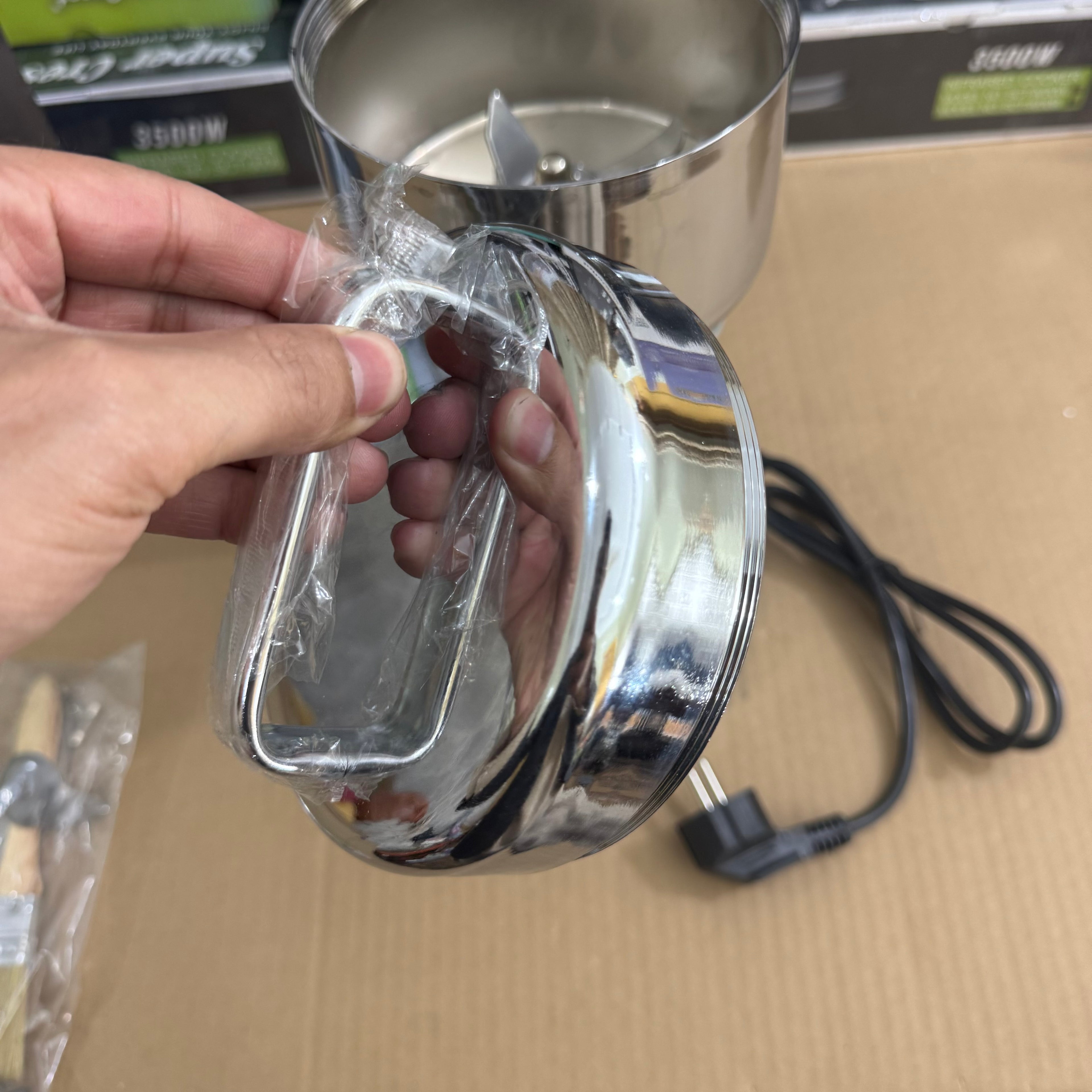 Super Crest 1200W Electric Coffee Grinder - SCT-200g/250g Lot Imported