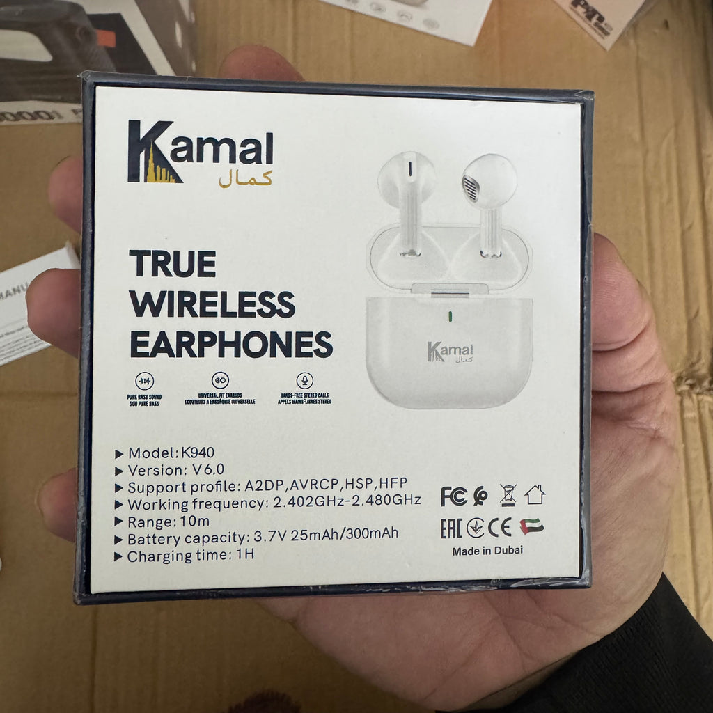 UAE Lot Imported Kamal Saver K940 True Wireless Earphones – Hi-Res Audio