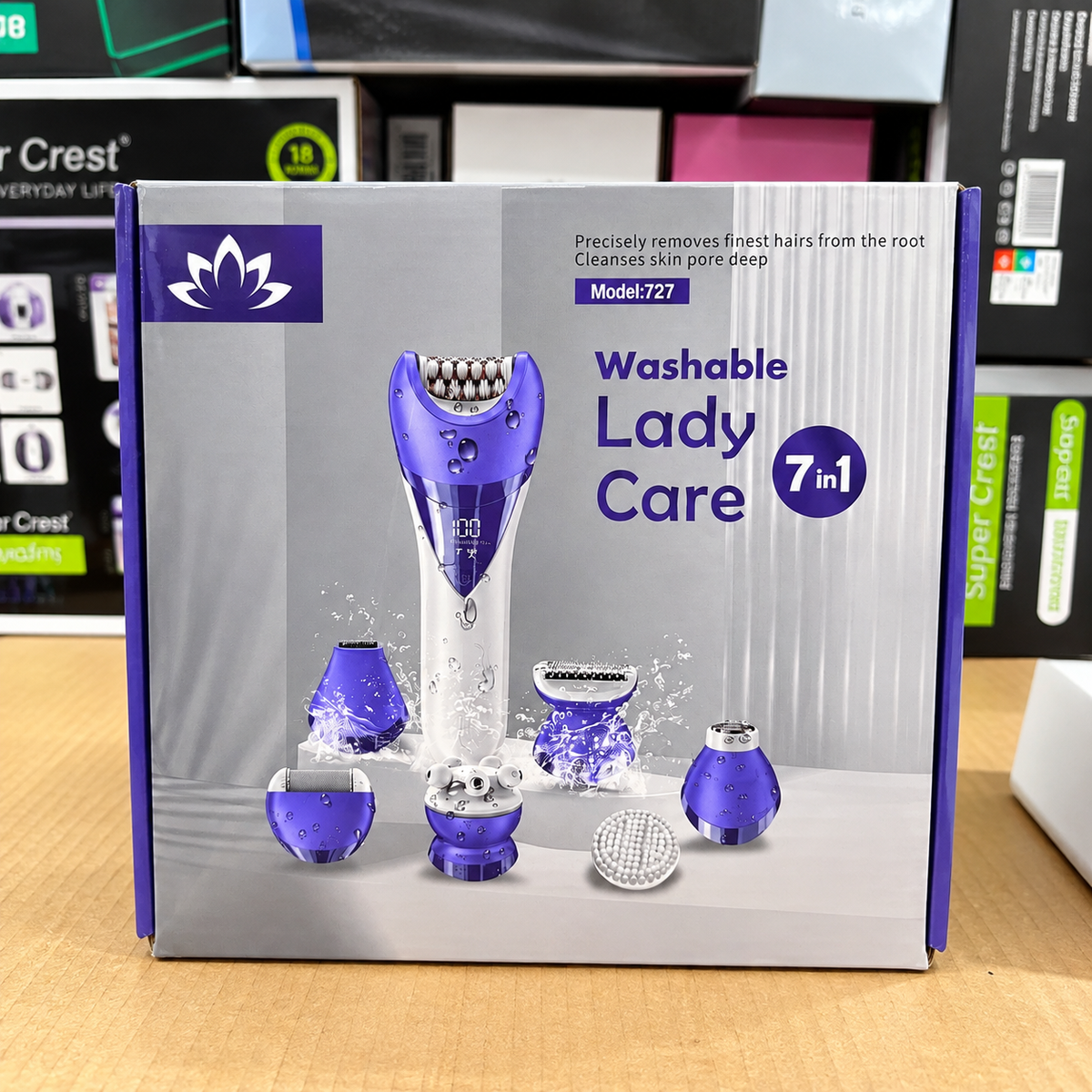 7-in-1 Washable Lady Care Epilator