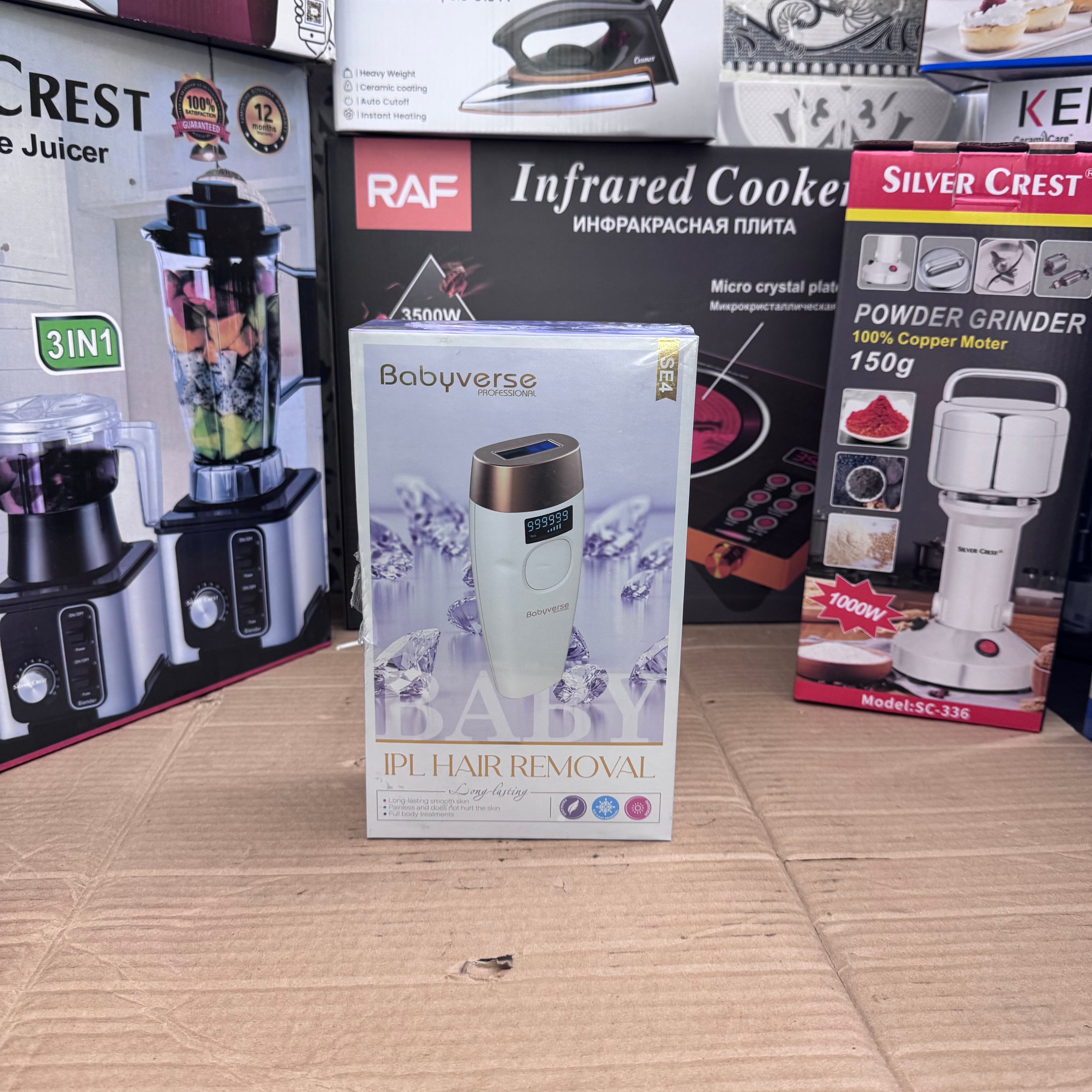 Babyverse Professional IPL Hair Remover – Lot Imported | Permanent Hair Reduction Device Pakistan