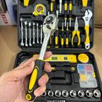 108-Piece Universal Tool Kit - Complete Home DIY Hardware Set with Carry Case German