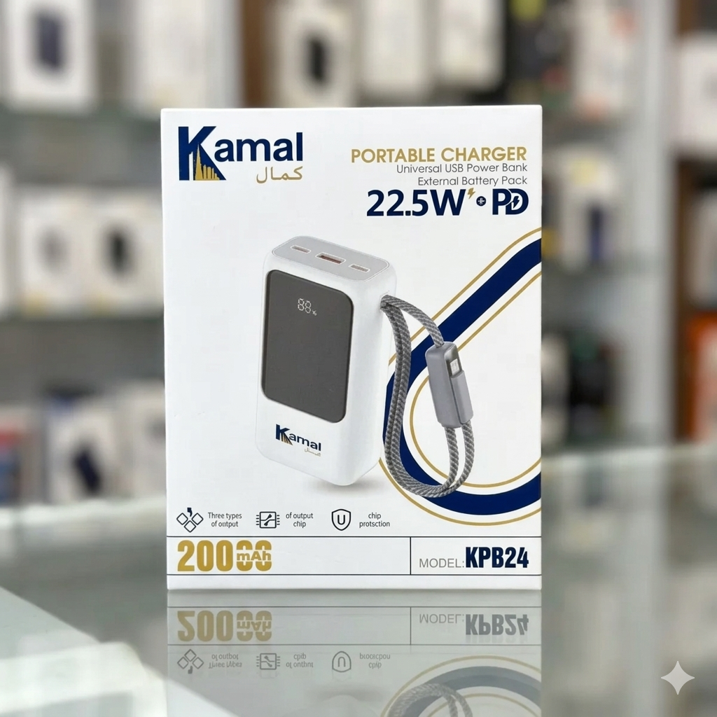 20000mAH 22.5W PD Fast Power bank KPB24