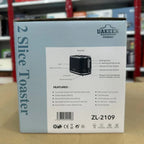 Uakeen ZL-2109 2-Slice Stainless Steel Digital Toaster – 1000W