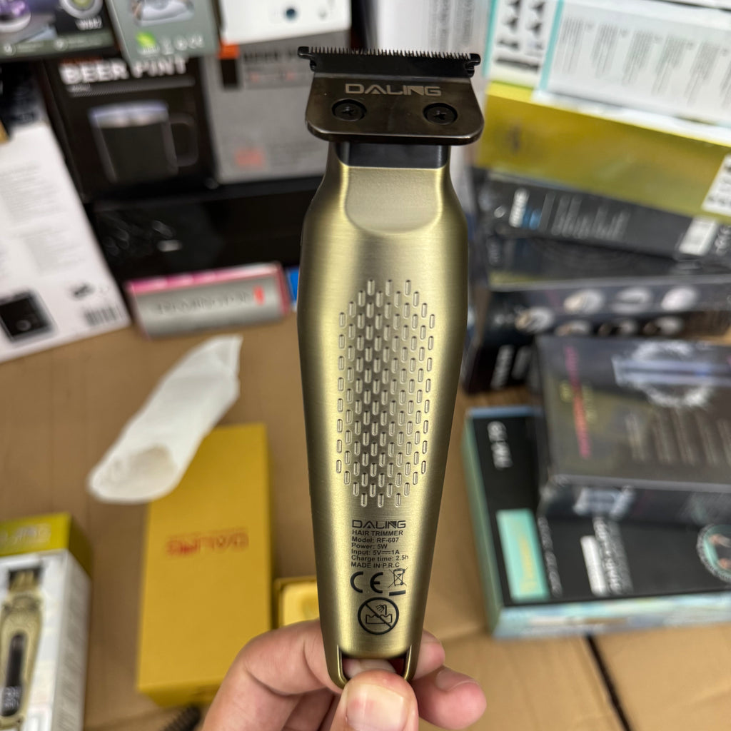 Lot Imported Daling RF-607 Professional Hair Trimmer - 1200mAh USB Rechargeable