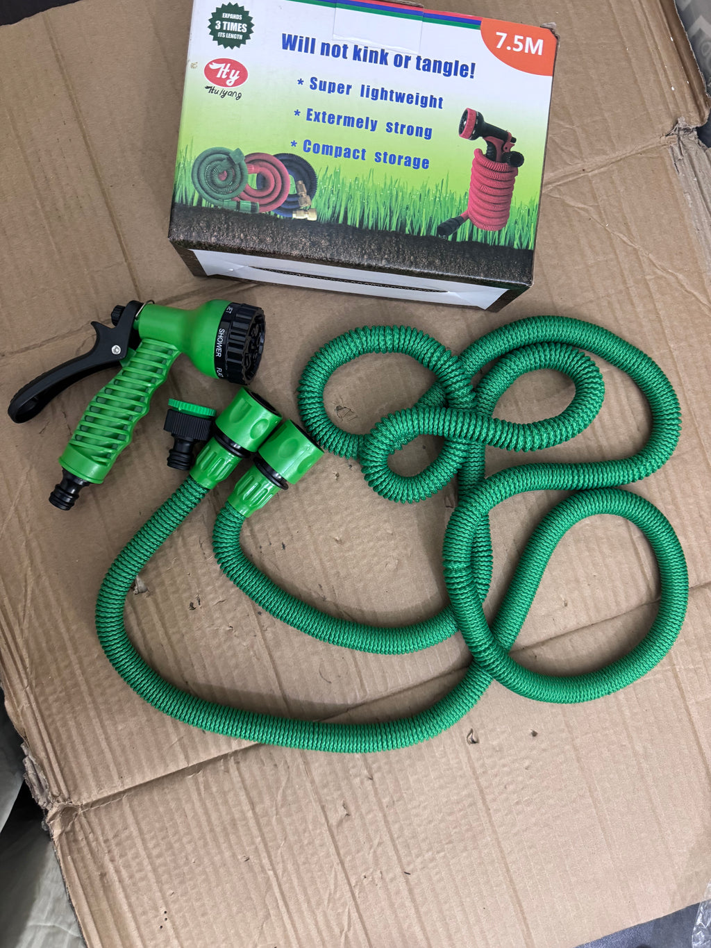Lot Imported Expandable Garden Hose 7.5 Meter – Magic Pocket Hose | Lightweight & Tangle-Free