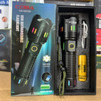 Lot Imported COBA  Rechargeable LED Flashlight-CB-G672D