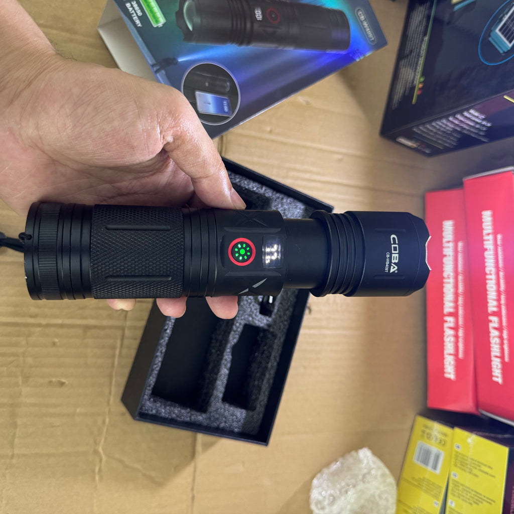 Lot Imported COBA Aluminum Alloy Flashlight | 3000M Long Range-CB-W409T