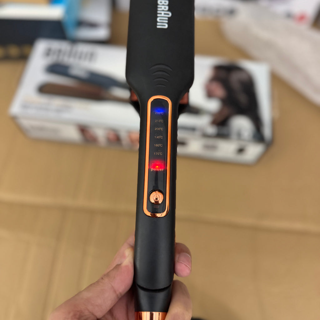 Lot Imported Braun Power Of Active Ions Hair Straightener BR-7004W