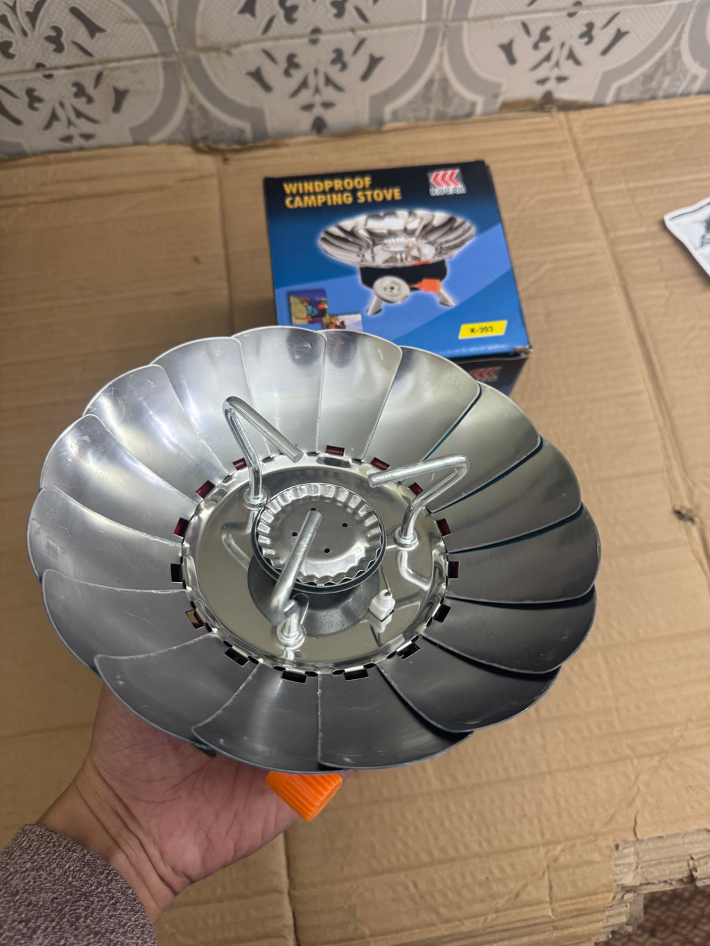 Windproof Camping Stove Portable Foldable Gas Burner – Outdoor Cooking Stove