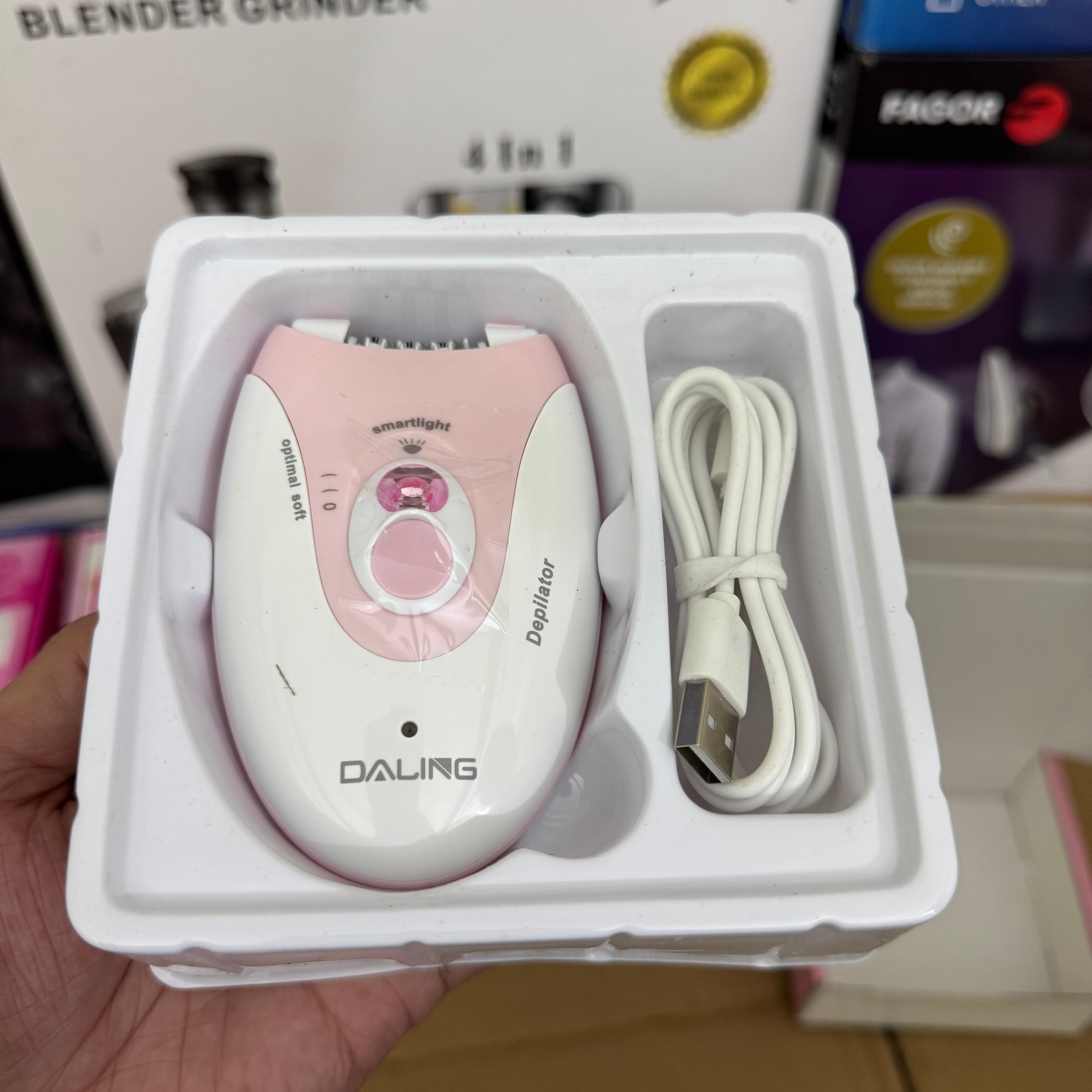 DALING DL-6032 Professional Rechargeable Lady Epilator