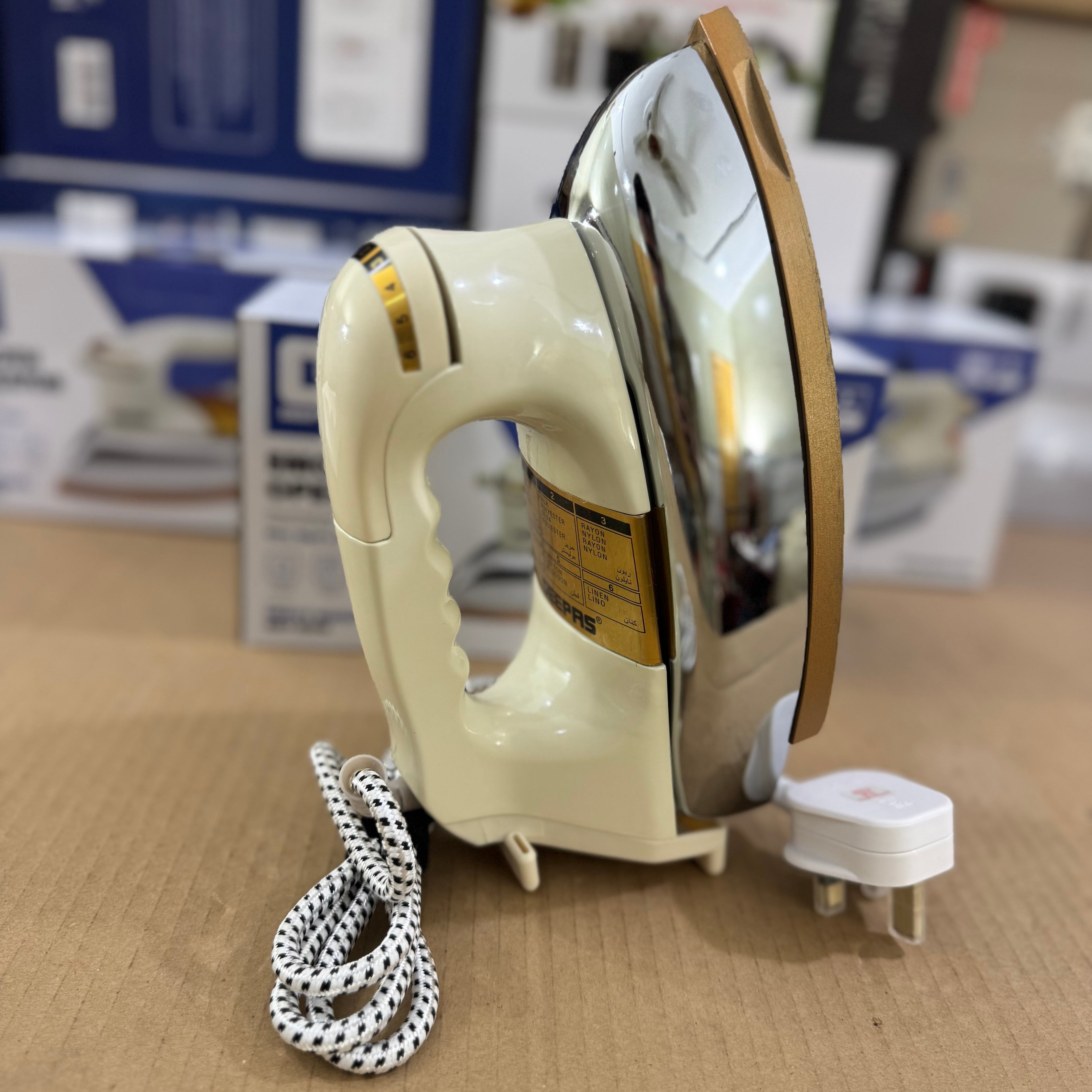 Geepas Heavy Weight Dry Iron (GDI2780P) – German Design