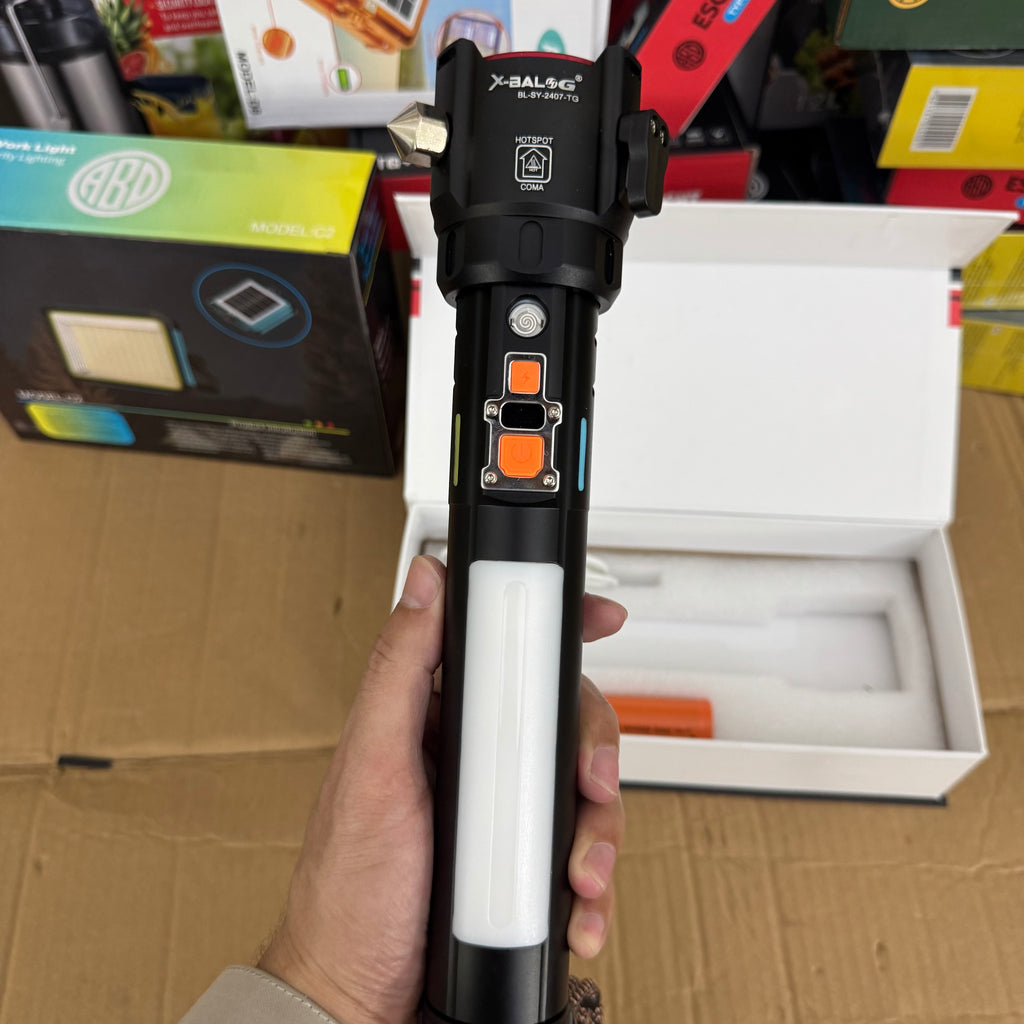 Lot Imported Multi-Functional LED Flashlight & Survival Torch