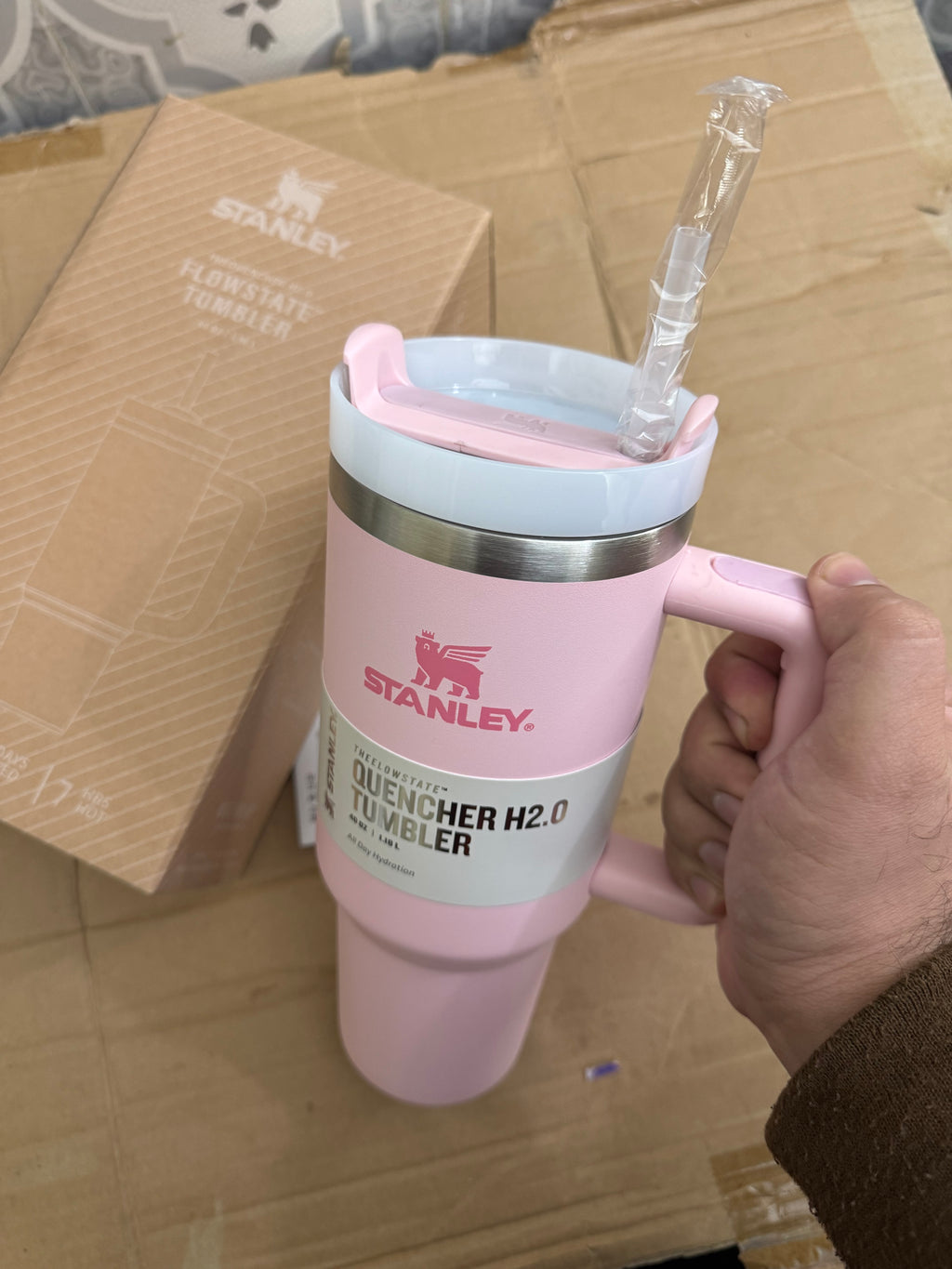 Lot Imported Stanley Quencher H2.0 Flowstate Tumbler – 40oz (1.18L) | Insulated Travel Mug with Handle & Straw