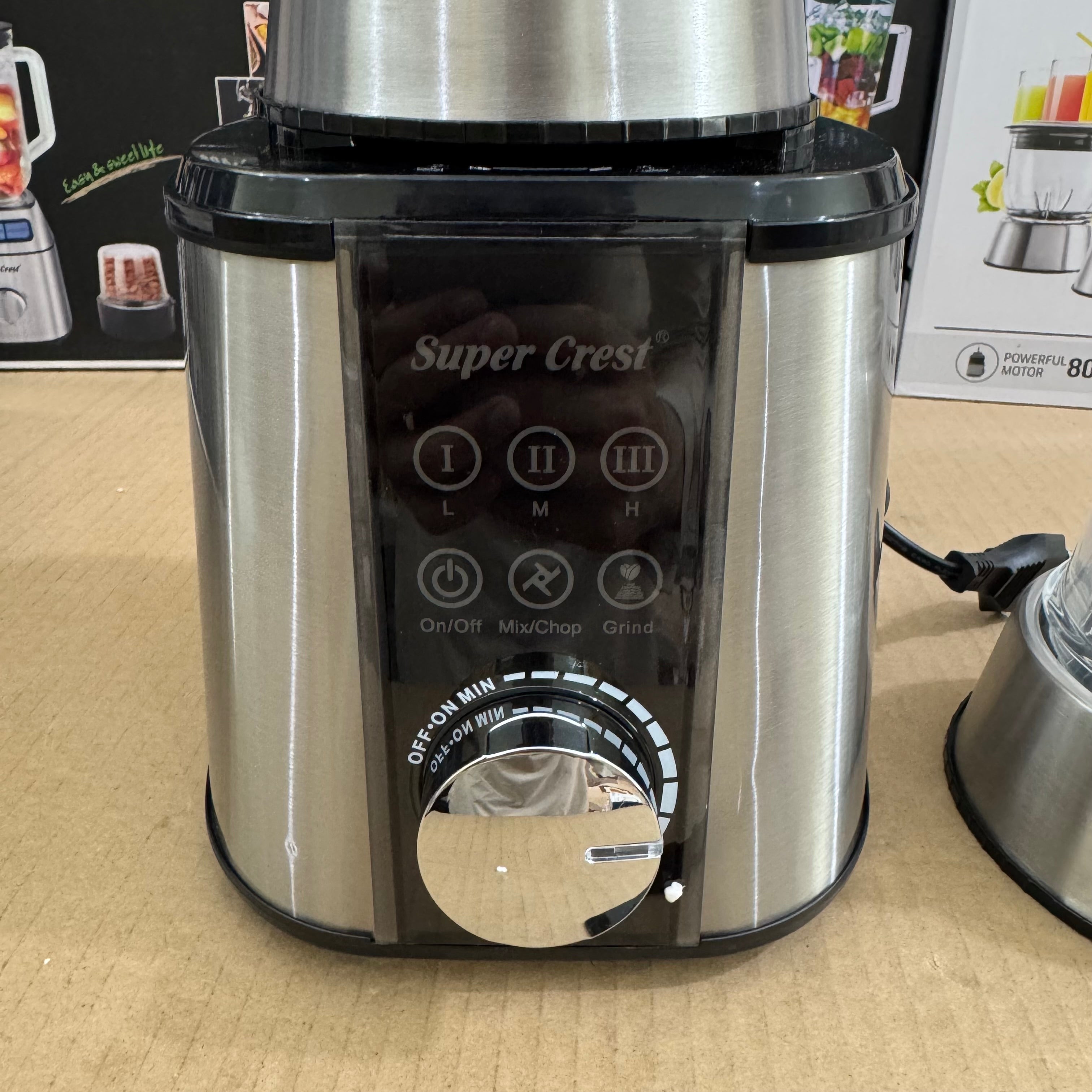 Super Crest 2-in-1 Blender & Grinder STC-8052