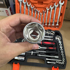 61-Pcs Professional Chrome Vanadium Socket & Wrench Tool Set German