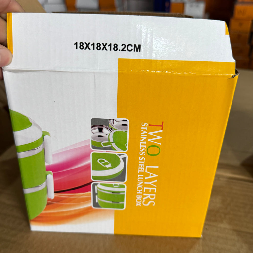 Lot Imported Stainless Steel Insulated Lunch Box – 900ml & 2.0L