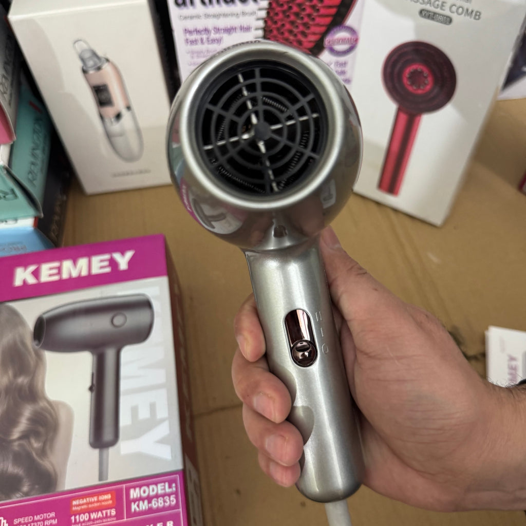 KEMEY KM-6835 Mini Folding Hair Dryer – Lot Imported