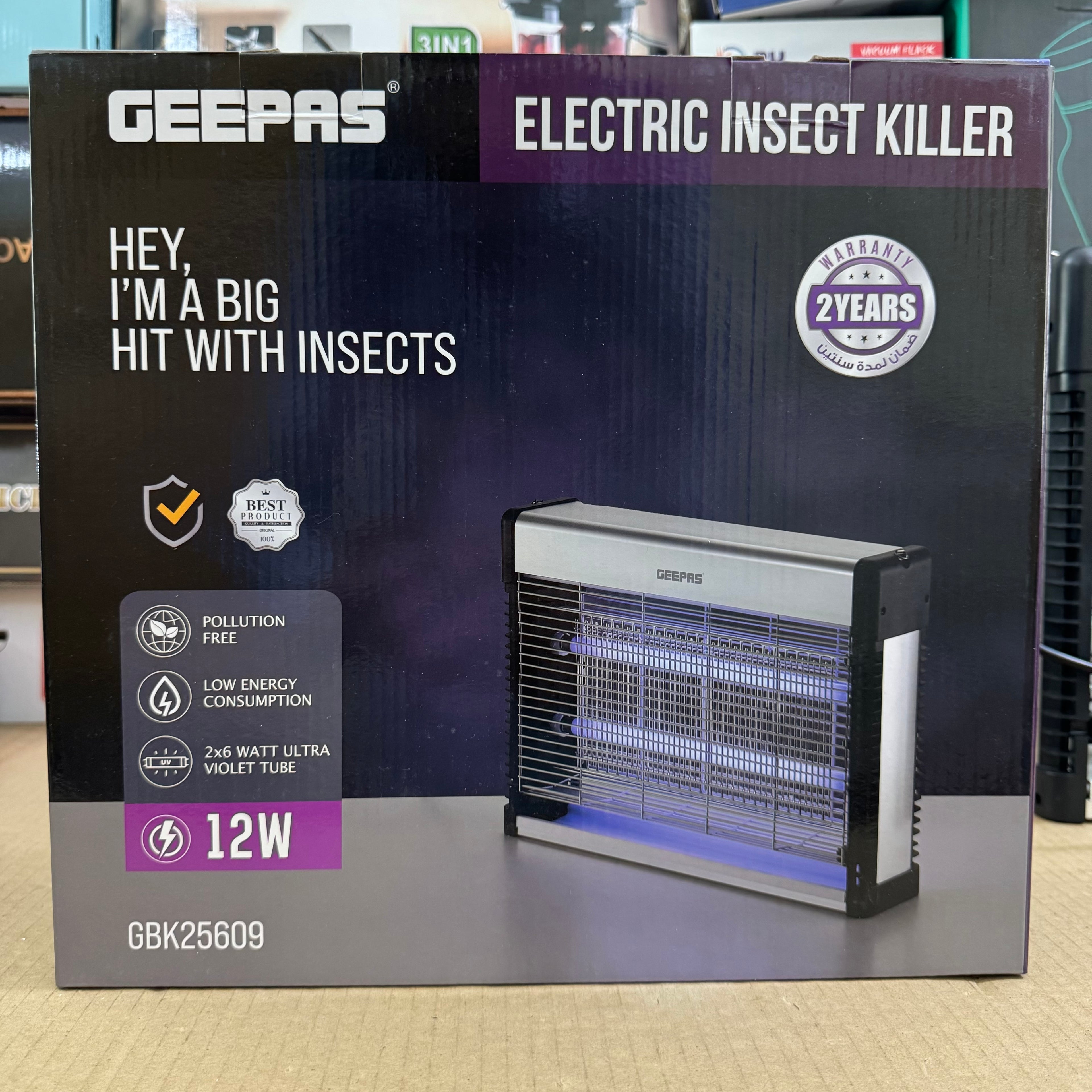 Geepas 12W Electric Insect Killer GBK25609