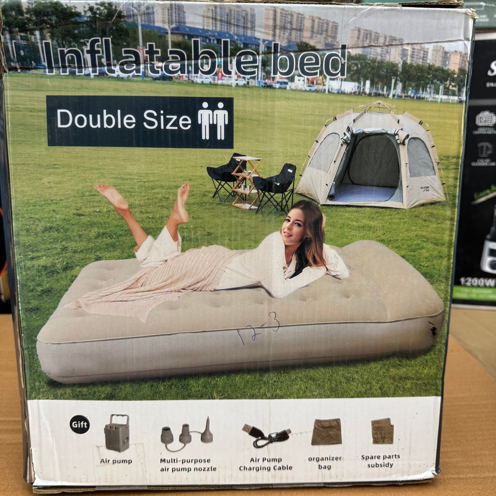 Double Size Inflatable Air Bed with Electric Pump  Lot Imported