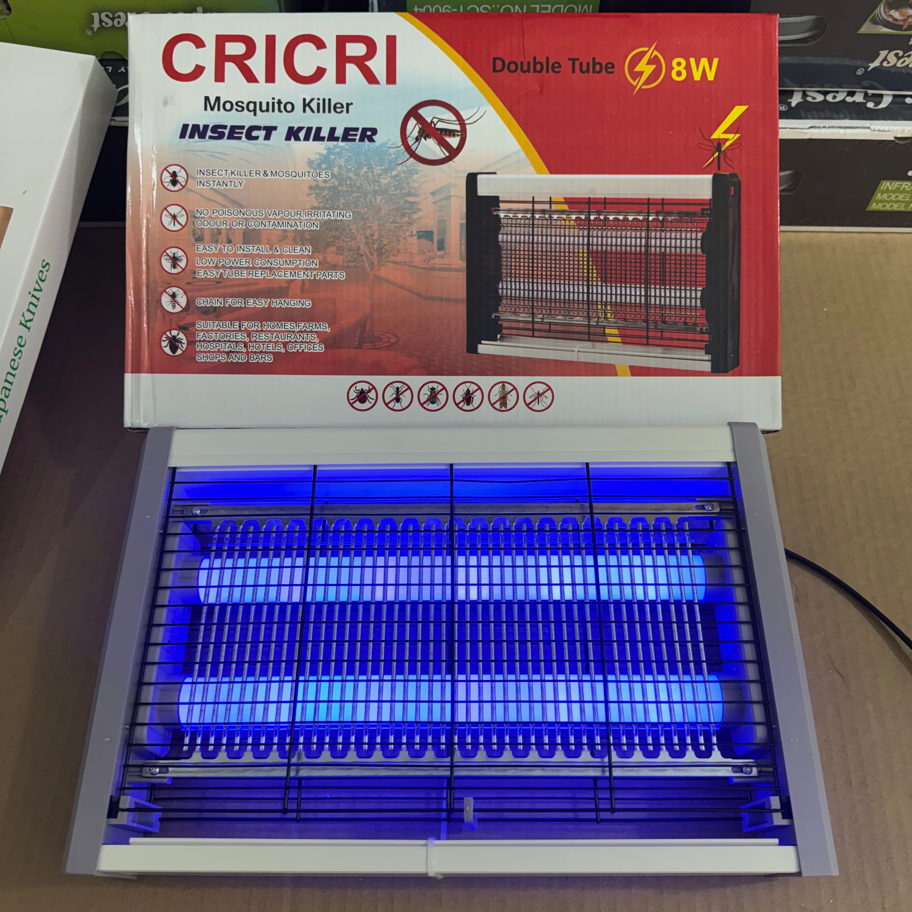 CRICRI Double Tube Electric Mosquito Killer Model SCT-9004 (Lot Imported)