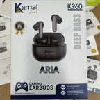 Dubai lot Imported Kamal K960 ARIA Gaming Earbuds Bluetooth 5.0