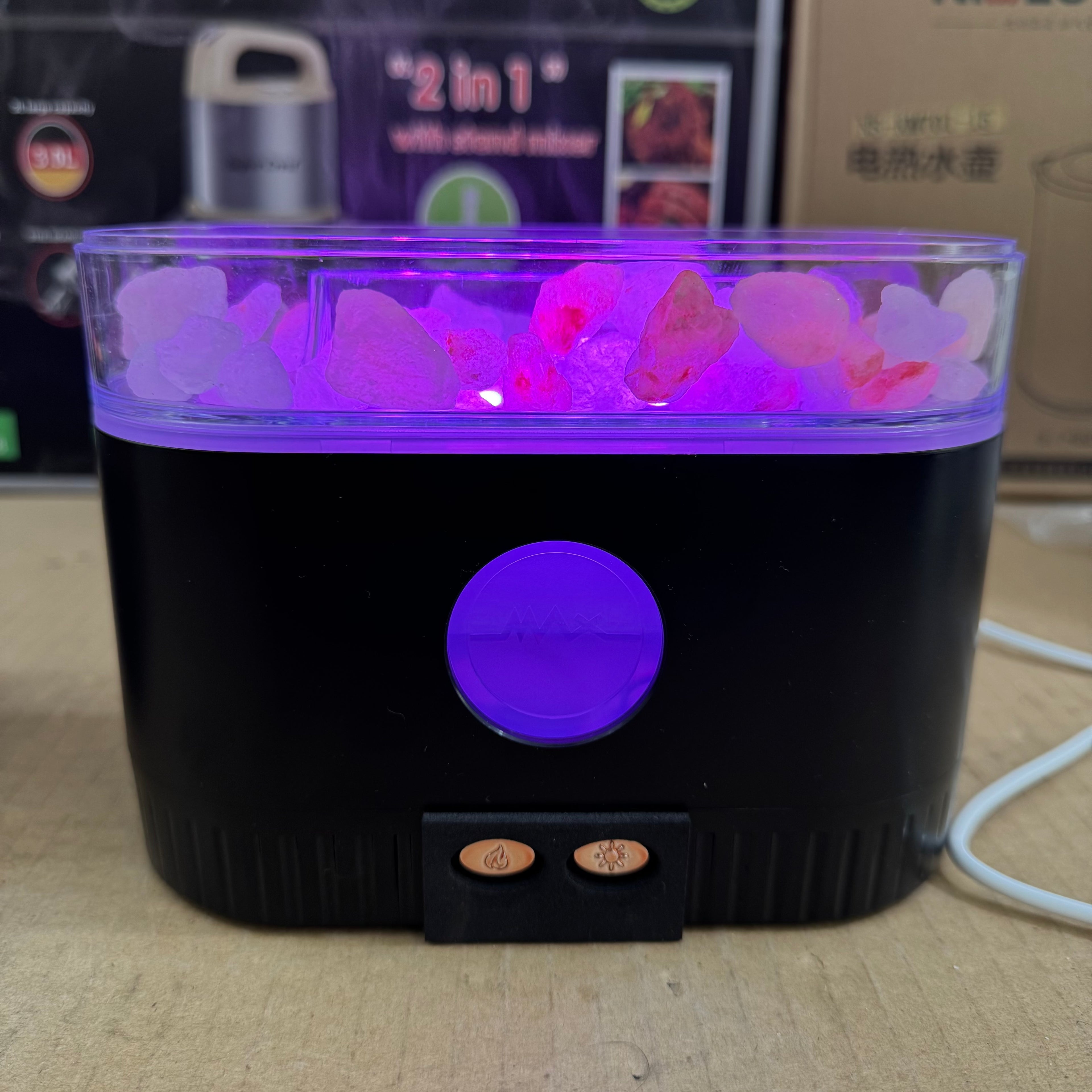 Salt Lamp Aroma Diffuser – Natural Ore Humidifier