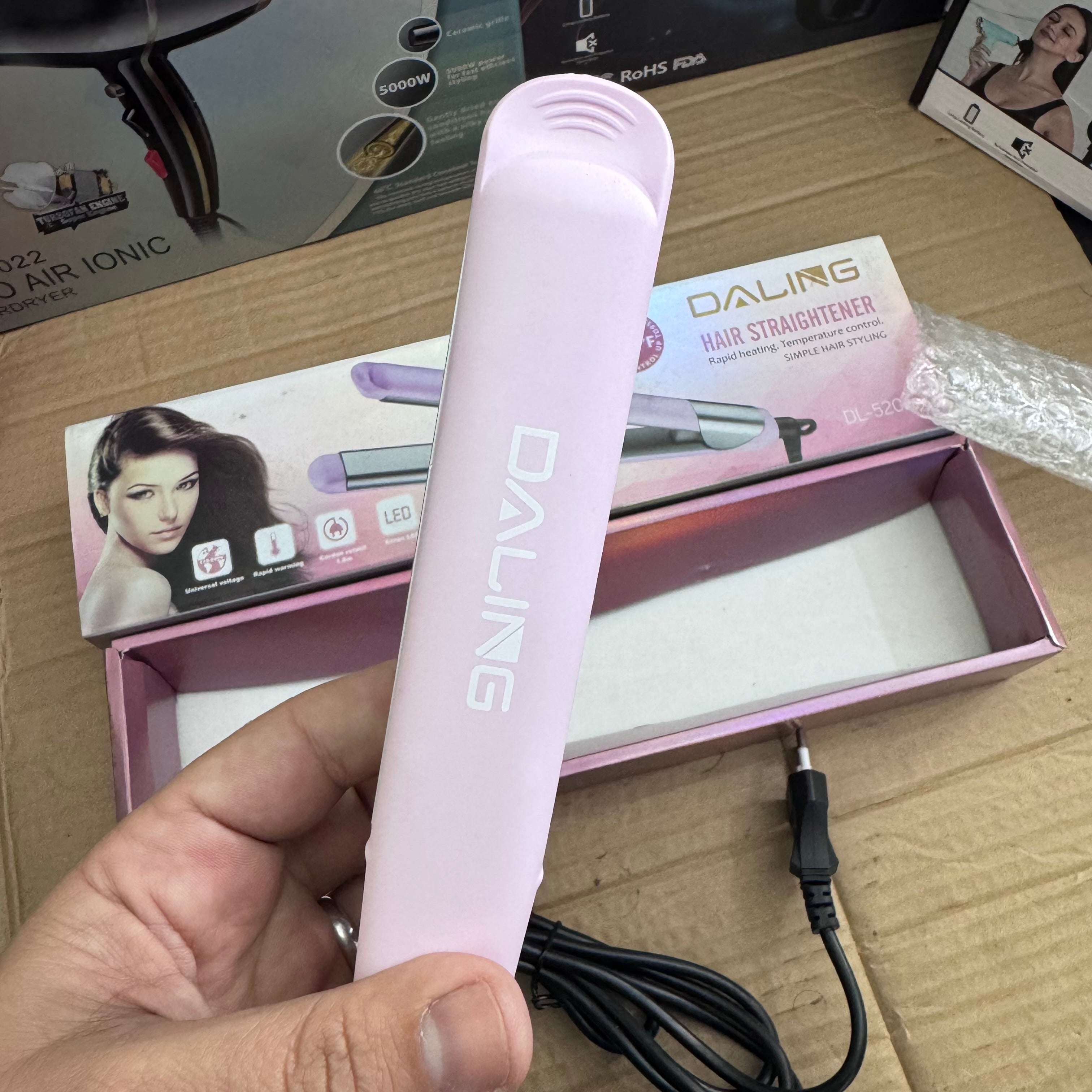 Daling DL-5206 Hair Straightener – Lot Imported | Professional Flat Iron for Smooth Styling