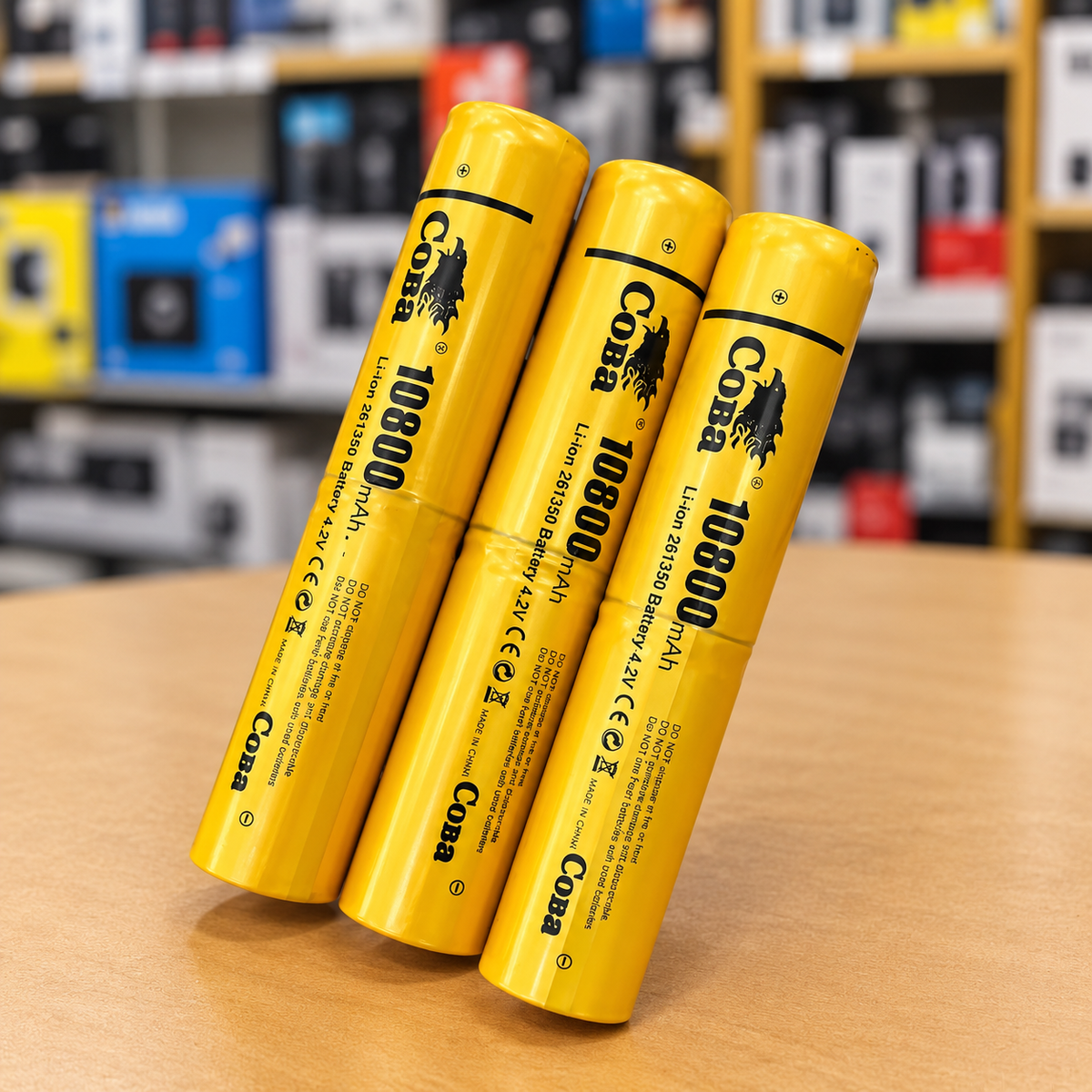 COBA CB-2074-3 LED Rechargeable Flashlight Set – 3 Pieces, Type-C Charging & Zoom