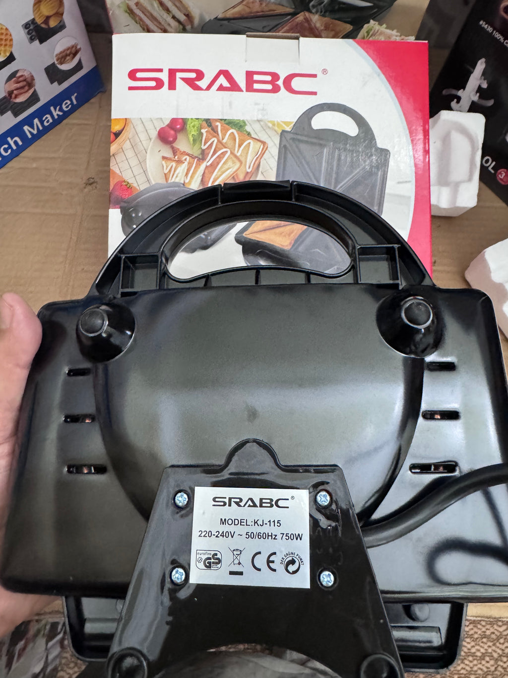 SRABC Sandwich Maker 750W – Lot Imported Electric Sandwich Maker for Home Use in Pakistan