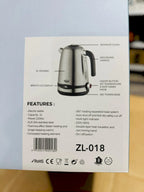 Uakeen ZL-018 2L Electric Kettle 2200W – Stainless Steel Temperature Control