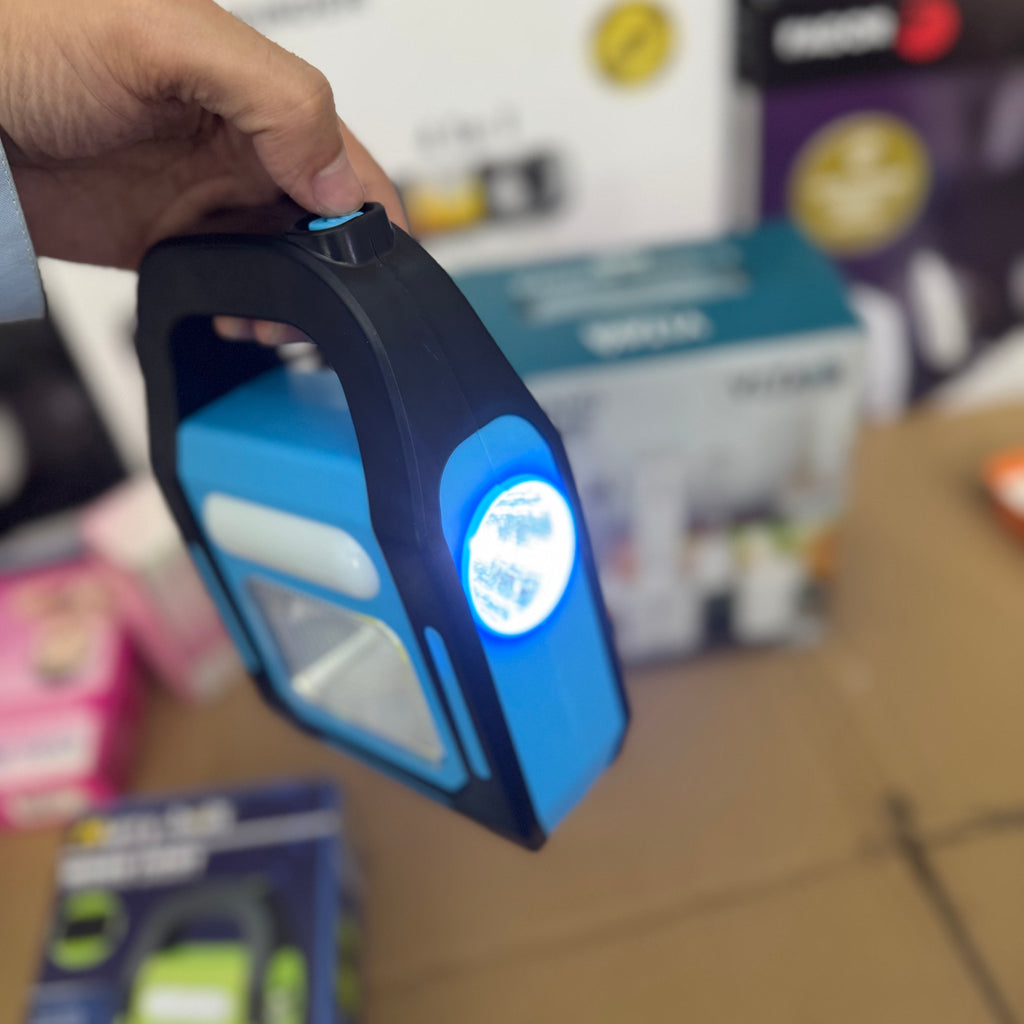 Hurry-bolt Solar Rechargeable LED Work Light & Emergency Power Bank