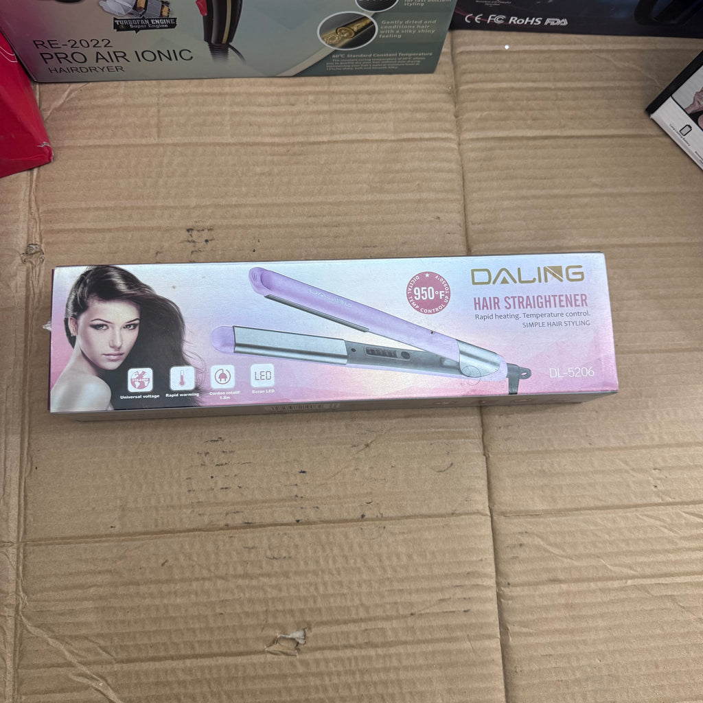 Daling DL-5206 Hair Straightener – Lot Imported | Professional Flat Iron for Smooth Styling