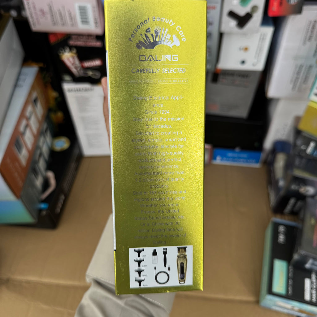 Lot Imported Daling RF-607 Professional Hair Trimmer - 1200mAh USB Rechargeable