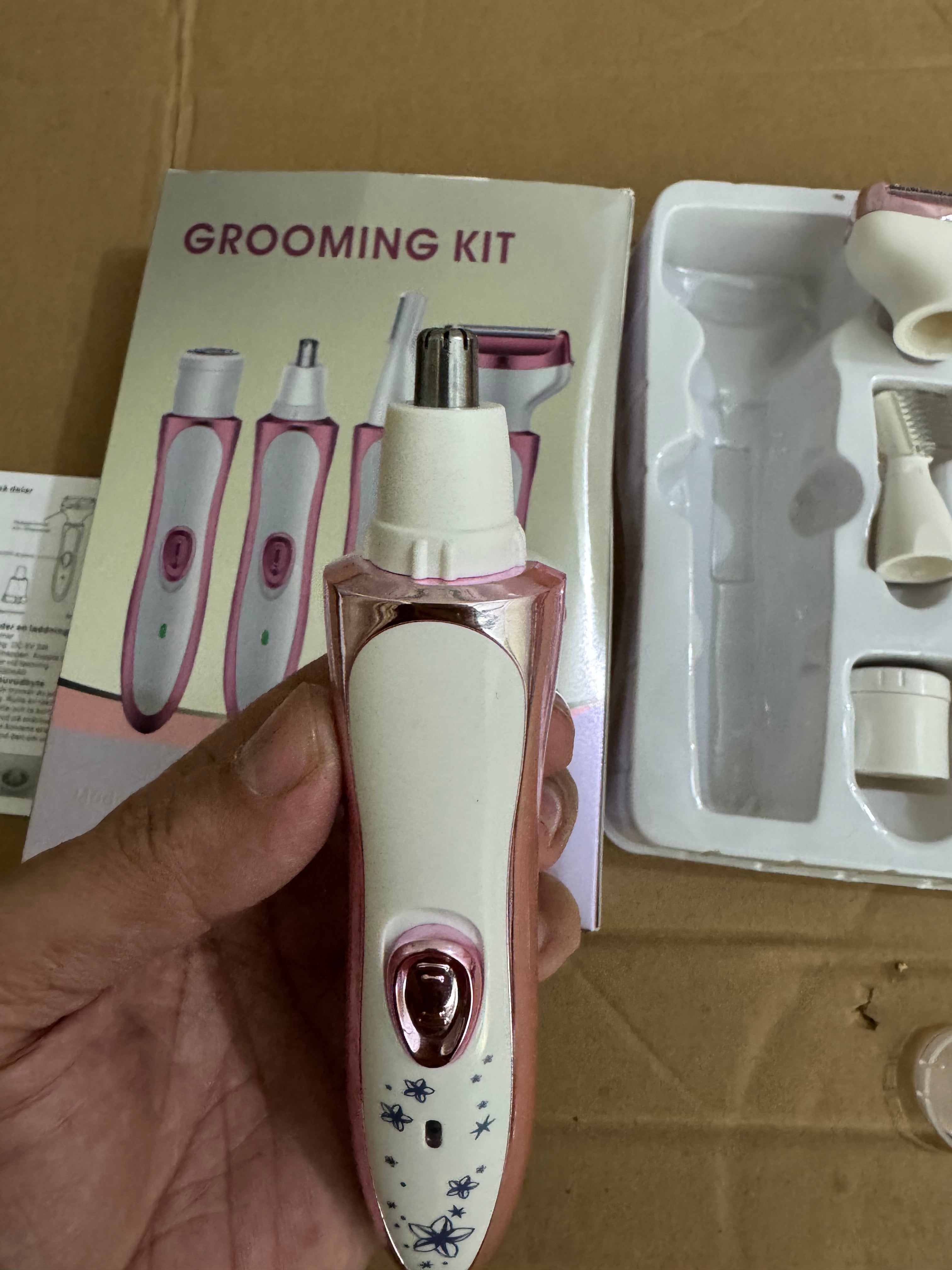 MG-718 4-in-1 Unisex Grooming Kit – Professional Trimmer Set