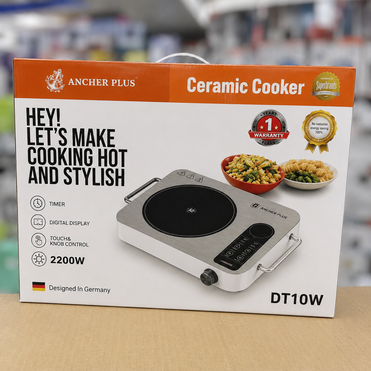 Ancher Plus Ceramic Cooker DT10W