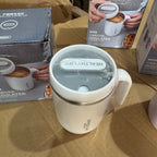 Cream White | 500ml Insulated Stainless Steel Office Cup with Lid