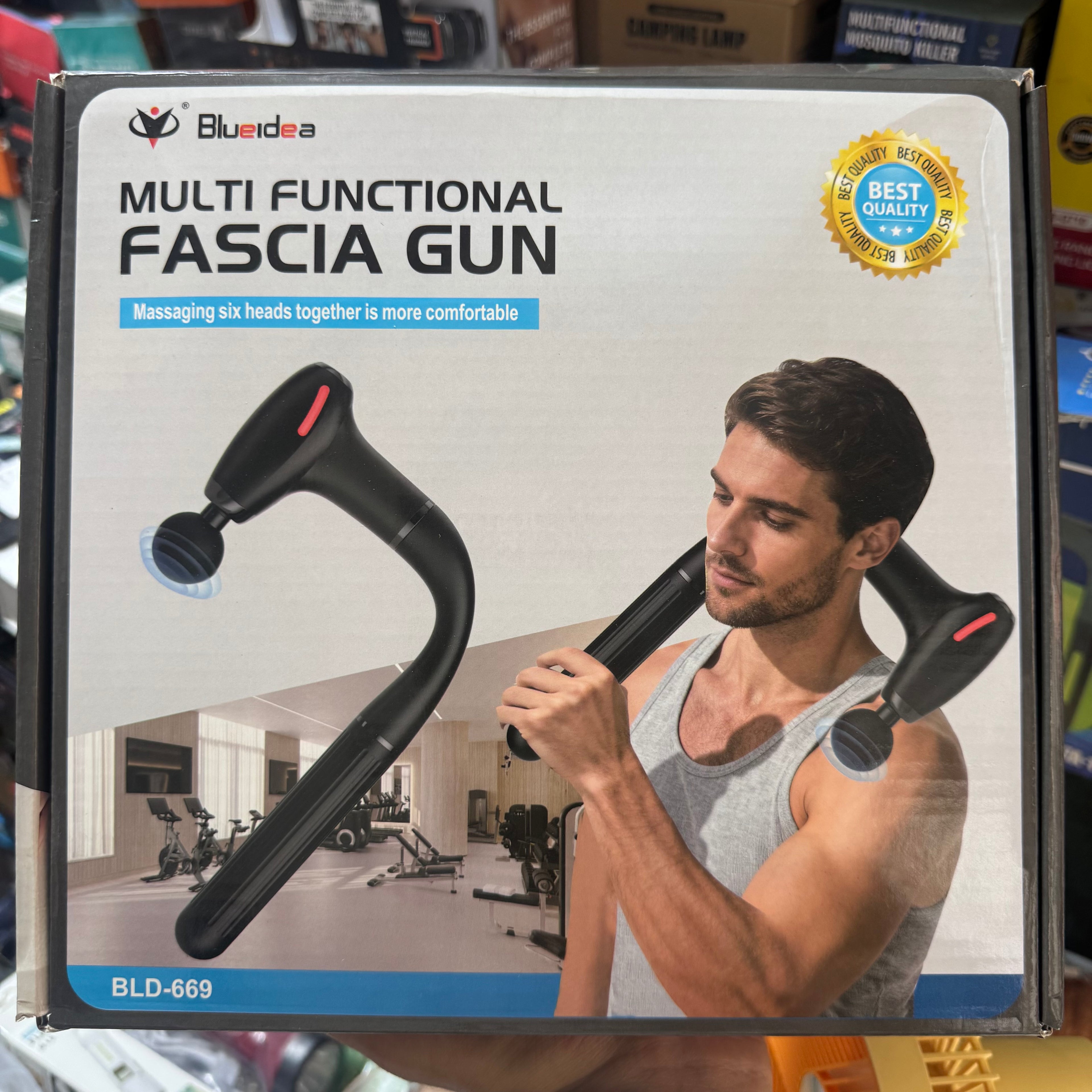 Multi functional fascia gun massager Bld-669
