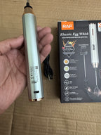 RAF R.394W Electric Egg Whisk 2-in-1 | Rechargeable Milk Frother in Pakistan