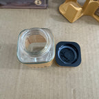 2-Piece Condiment & Spice Jar Set with Stand