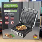 Super Crest Health Grill SCT-6004 - 3000W Non-Stick Electric Griller German
