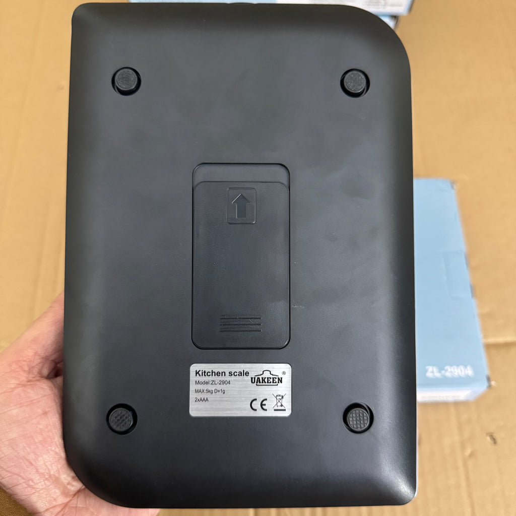 Uakeen Germany Digital Kitchen Scale | Ultra-Slim 5kg Precision Food Scale