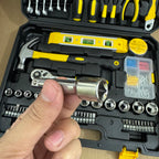 108-Piece Universal Tool Kit - Complete Home DIY Hardware Set with Carry Case German