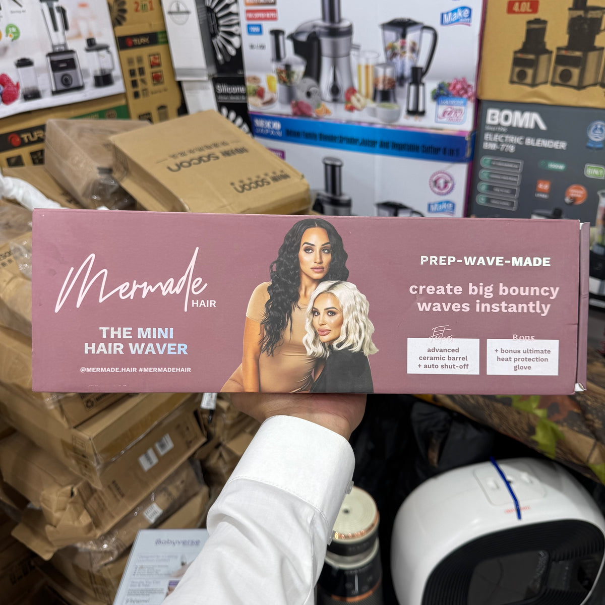 Mermaid Hair Mini Waver – Professional Hair Crimper for Bouncy Waves