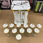 Lot Imported 12 Jar Rotating Spice Carousel – Stainless Steel Kitchen Spice Rack