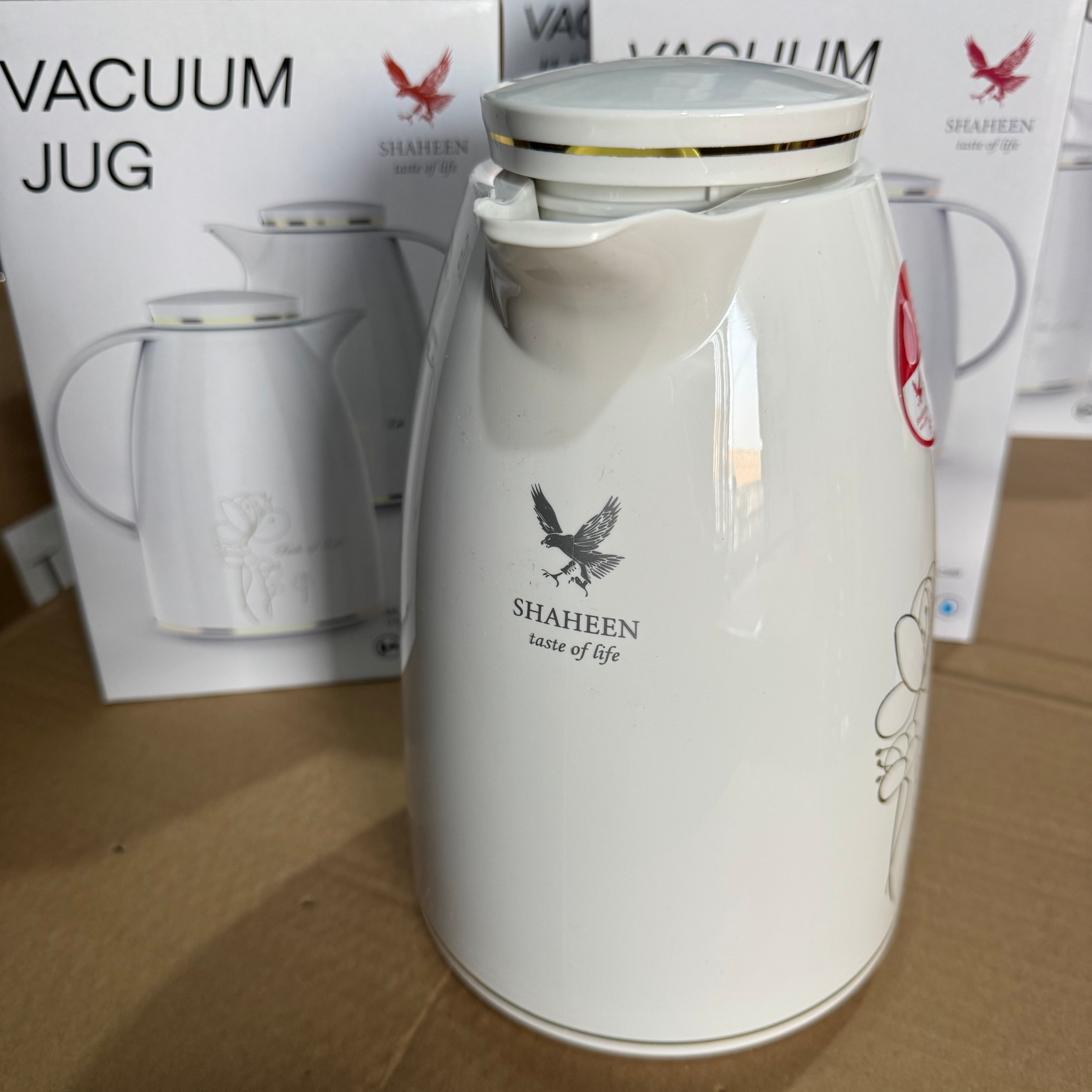 Shaheen 1.5L Vacuum Jug - Insulated Thermal Carafe for Coffee & Tea (Model K15C36B)