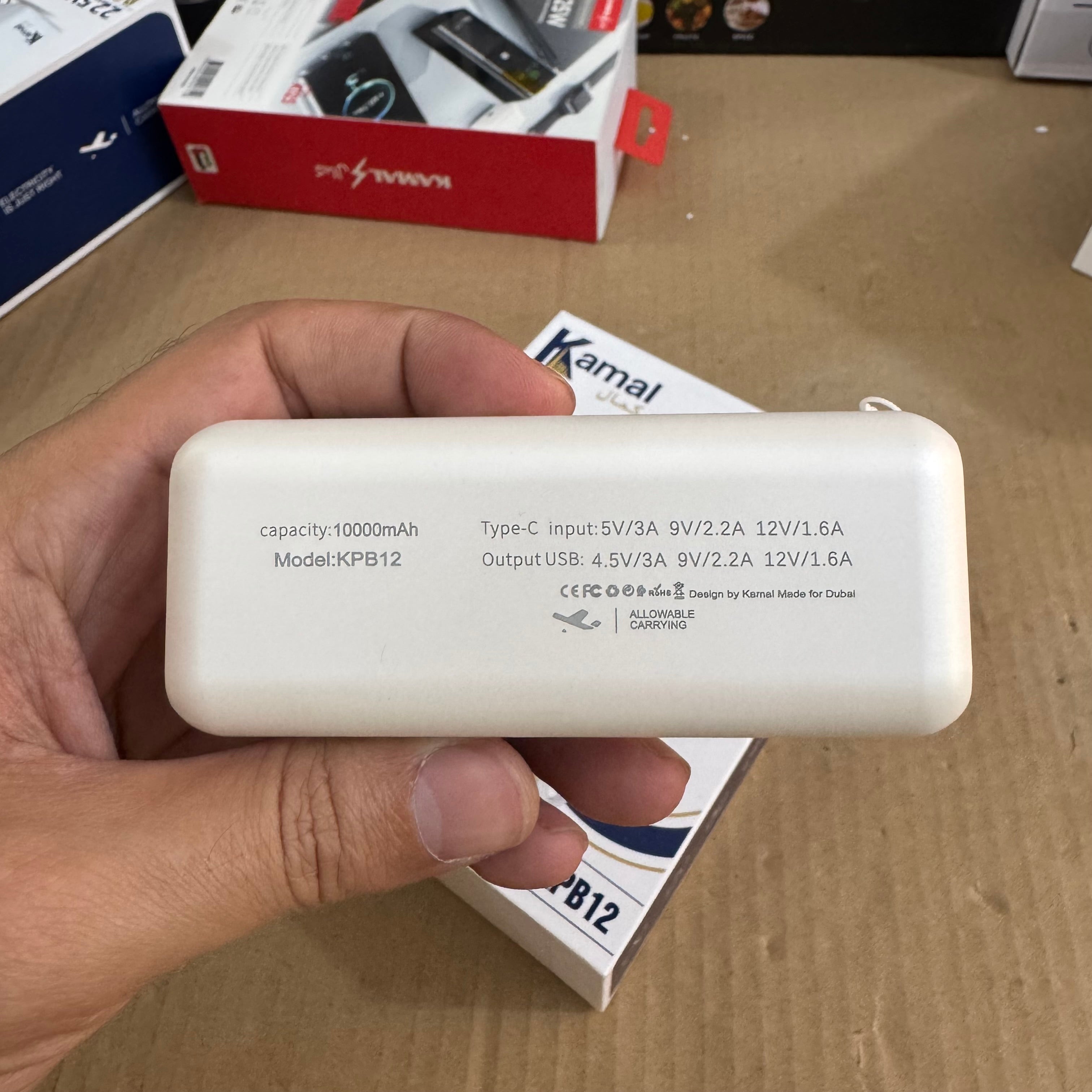 Kamal Shaheen 10000mAh Power Bank KPB12