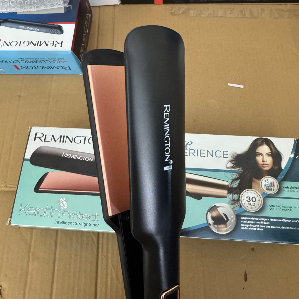 Remington Keratin Protect Intelligent Hair Straightener RM-5204 | Fast Heat, Adjustable Temperature, Ceramic Plates