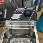 AVinas AV-668Y Electric Deep Fryer | 2800W Stainless Steel Commercial Fryer